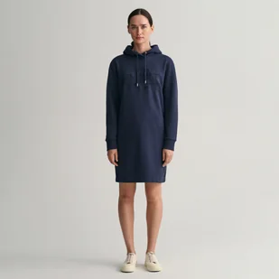 Damska Sukienka GANT TONAL ARCHIVE SHIELD DRESS 4200474.433 – Granatowy - Sukienki - miniaturka - grafika 1
