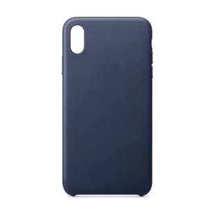 Eco Hurtel Leather skórzane etui pokrowiec ze skóry ekologicznej iPhone 12 Pro Max granatowy - Etui i futerały do telefonów - miniaturka - grafika 1