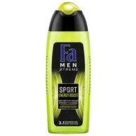 Żele pod prysznic dla mężczyzn - Fa Men Xtreme Sports Energy Boost Shower Gel 750ml żel pod prysznic do mycia ciała i włosów dla mężczyzn - miniaturka - grafika 1