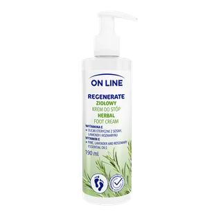 On Line Regenerate, krem do stóp, ziołowy, 190 ml - Pielęgnacja stóp - miniaturka - grafika 1