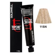 Farby do włosów i szampony koloryzujące - Goldwell Farba do włosów Silver Natural 11sn Topchic, 1er Pack (1 X 60 ML) 4021609019909 - miniaturka - grafika 1