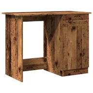 Biurka - vidaXL Biurko, stare drewno, 100x50x76 cm, materiał drewnopochodny - miniaturka - grafika 1