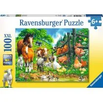 Ravensburger puzzle 10689 ze spotkania zwierząt - Puzzle - miniaturka - grafika 1
