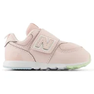 Buty dla dziewczynek - Buty New Balance NW574MSE różowe - miniaturka - grafika 1