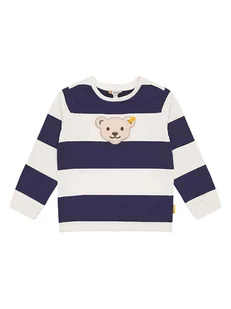 Steiff Bluza w kolorze granatowo-białym - Bluzy i sweterki niemowlęce - miniaturka - grafika 1