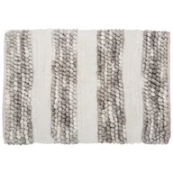 Dywaniki łazienkowe - 5five Simply Smart Dywanik łazienkowy 50 x 75 cm w szaro-białe pasy 174628B - miniaturka - grafika 1