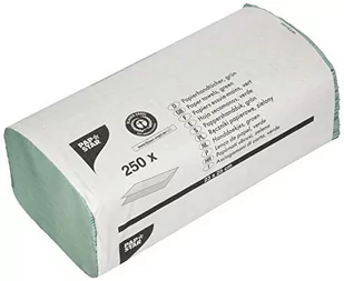 Zack Papstar, 250 kartek papieru do ręcznik do rąk 23 cm x 25 cm Zielony Zick V-składane, 1-warstwowe, # 17205 17205 - Pozostałe akcesoria barmańskie - miniaturka - grafika 1