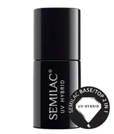 Kosmetyki do stylizacji włosów - Semilac Base/Top 2in1 baza i top 7ml - miniaturka - grafika 1