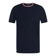 Koszulki i topy damskie - Lacoste Piżama Top, granatowy, XXL - miniaturka - grafika 1