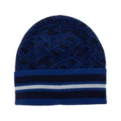 Czapki męskie - Tommy Hilfiger Wełniana czapka TH MONOGRAM AOP - miniaturka - grafika 1