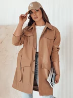 Płaszcze damskie - Płaszcz damski VERMONT kamelowy Dstreet NY0580-XL - miniaturka - grafika 1