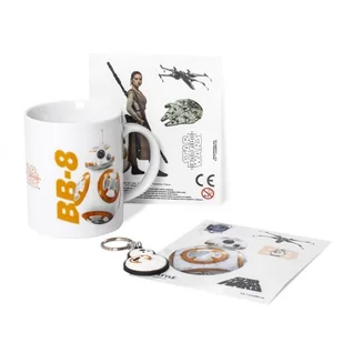 ABYstyle Studio Star Wars  zestaw z zamkiem naklejka na kubek, kółko na klucze, BB8 ABYPCK076 - Kubki - miniaturka - grafika 2