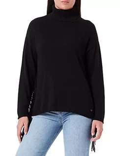 Swetry damskie - Replay Damski sweter DK1462, 098 Black, M, 098 BLACK, M - grafika 1