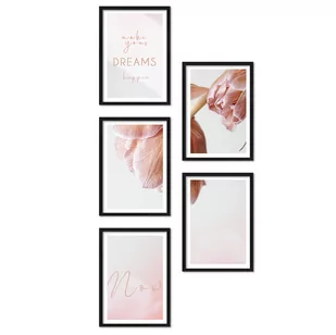 Zestaw Ramek Drewnianych - Galeria Ramek Na 5 Zdjęć - Ramki na zdjęcia - miniaturka - grafika 3