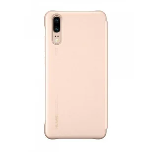 Huawei Smart View Flip Cover pokrowiec etui z klapką typu Smart Huawei P20 różowy (51992357) - Etui i futerały do telefonów - miniaturka - grafika 2