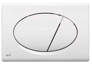 Alcaplast Przycisk spłuczki Wc biały M70 Delfin - Przyciski spłukujące - miniaturka - grafika 1