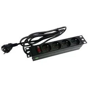 Listwy zasilające - A-LAN ALANTEC Listwa zasilająca 10- 4x230V (PZ04) - miniaturka - grafika 1