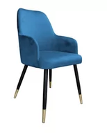 Krzesła - Atos Krzesło WESTA noga czarna/złota MG33 - miniaturka - grafika 1