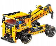 Klocki - KLOCKI KONSTRUKCYJNE CIĘŻARÓWKA SAMOCHÓD BUDOWLANY DŹWIG ŻÓŁTY 330el 863 - miniaturka - grafika 1