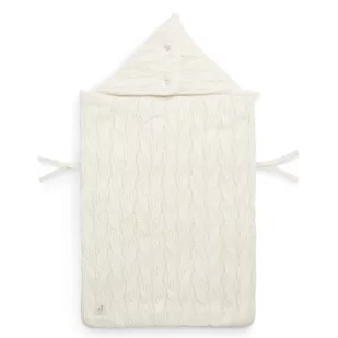 Jollein Śpiworek oddychający do wózka i fotelika SPRING KNIT IVORY 8717329363038 - Akcesoria do wózków - miniaturka - grafika 1