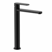 Baterie umywalkowe - Cersanit Bateria umywalkowa wysoka Zuro czarna - miniaturka - grafika 1