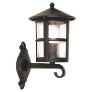 Lampy ogrodowe - Elstead Lighting Hereford Grande Wall Up lantern BL22/G BLACK kinkiet ogrodowy IP20 stylowy BL22/G BLACK) - miniaturka - grafika 1