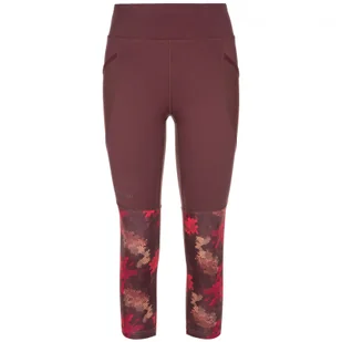 Legginsy damskie 3/4 Kilpi Solas-W Rozmiar: S / Kolor: czerwony - Spodnie sportowe damskie - miniaturka - grafika 1