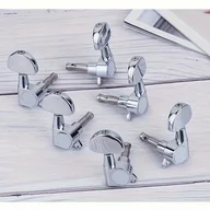 Inne - TEMU 6 Sztuk Srebrzysto-szare Metalowe Kołki Do Regulacji Gitary - Zastępcze Kołki Maszynowe Z Łatwą Instalacją, Owalne Kryształki Dla Gitar I Basów - miniaturka - grafika 1