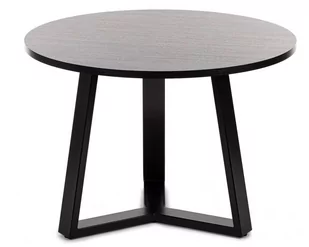 Stolik kawowy TRILEG 70 cm czarny HH-BL-12BML-MDF - Ławy i stoliki kawowe - miniaturka - grafika 1