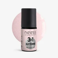Lakiery hybrydowe - NEESS Lakier hybrydowy One Step 3in1 Glitterina 4 ml - miniaturka - grafika 1