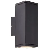 Lampy ogrodowe - Brilliant lampa Anissa Plafonnier LED 38cm gris plastique gris 12 W LED intégré - miniaturka - grafika 1