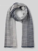 Apaszki i szaliki męskie - Szal z wiskozy z frędzlami - miniaturka - grafika 1