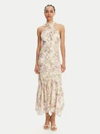 Sukienki - TWINSET Sukienka letnia 251TT2151 Kolorowy Regular Fit - miniaturka - grafika 1