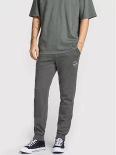 Jack&Jones Spodnie dresowe Gordon 12165322 Szary Regular Fit - Spodnie sportowe męskie - miniaturka - grafika 1