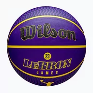 Koszykówka - Piłka do koszykówki Wilson NBA Player Icon Outdoor Lebron blue rozmiar 7 - miniaturka - grafika 1