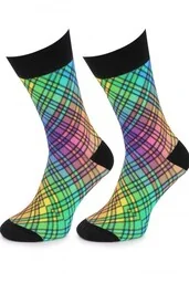 Bawełniane Skarpetki Męskie Special w Kolorach Tęczy Rainbow Marilyn - Skarpetki męskie - miniaturka - grafika 1