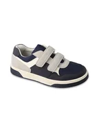 Buty dla chłopców - Chłopięce sneakersy na rzep granatowe Befado r.33 - miniaturka - grafika 1