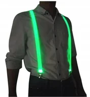 Paski - Męskie Szelki Świecące Led Na Imprezę Party Kolory - miniaturka - grafika 1