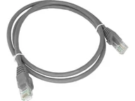 Kable miedziane - Patch-cord U/UTP kat.6 PVC 0.25m szary ALANTEC  - ALANTEC - miniaturka - grafika 1