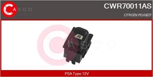 Przełącznik, podnośnik szyby Casco - Alternatory CWR70011AS - Akcesoria do układu elektrycznego - miniaturka - grafika 1