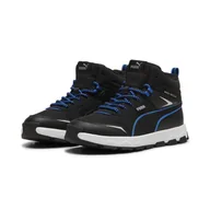 Buty trekkingowe dziecięce - Młodzieżowe sneakersy Evolve Trail PUMA Black Hyperlink Blue - miniaturka - grafika 1