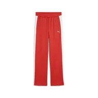 Spodnie damskie - Damskie Spodnie PUMA T7 ALWAYS ON STRAIGHT TRACK PANTS OP 62979715 – Czerwony - miniaturka - grafika 1