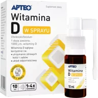 Witaminy i minerały - Apteo, witamina D w sprayu, 10 ml - miniaturka - grafika 1