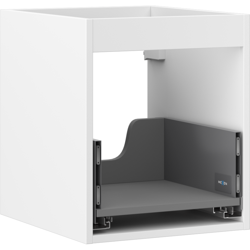 Mexen Box-A korpus szafki podumywalkowej 40 cm, 1 szuflada, biały mat - 91AX0-0400-470-1-01