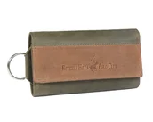Etui na klucze - BH-266 OKLAHOMA Etui na klucze Zielono Brązowe - miniaturka - grafika 1