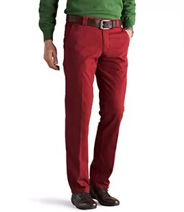MEYER Męskie spodnie Roma bawełna - 9-316 - Soft Cotton Chino, 55 czerwony, 48 - Spodenki męskie - miniaturka - grafika 1