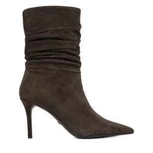 Botki Gino Rossi EO-LUNA-LT681 Brązowy - Botki damskie - miniaturka - grafika 1