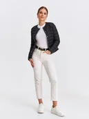 Kurtki damskie - Kurtka damska rozpinana czarna - SKU1416CA kurtka krótka - TOP SECRET - Odzieżowy sklep internetowy TOP SECRET - miniaturka - grafika 1