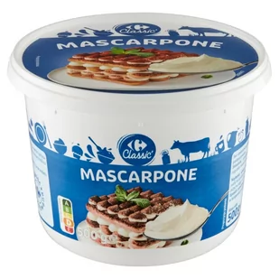 Carrefour Classic Ser mascarpone 500 g - Sery - miniaturka - grafika 1