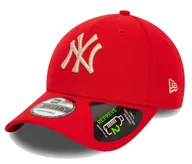 Czapki damskie - Czapka z daszkiem NEW ERA NYY MLB Repreve Red 9FORTY czerwona - miniaturka - grafika 1